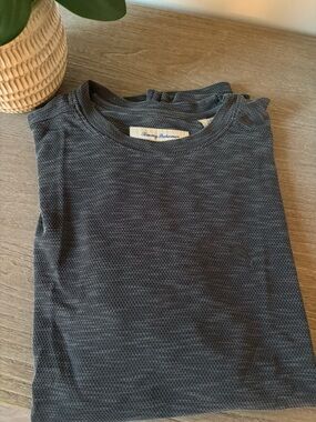 Tommy Bahama mens gray short sleeve t-shirt size large like new condition